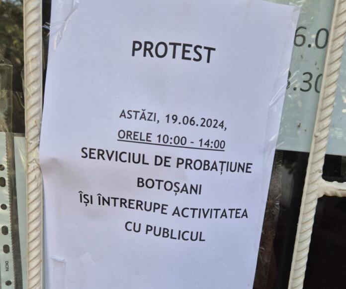 Consilierii de probațiune anunță reluarea protestelor. Persoanele condamnate rămân nesupravegheate Consilierii de probațiune anunță reluarea protestelor. Persoanele condamnate rămân nesupravegheate