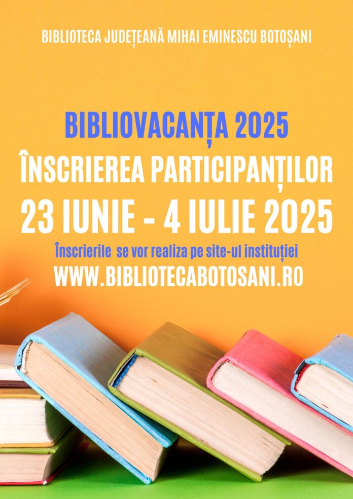 BIBLIOVACANȚA 2025 BIBLIOVACANȚA 2025