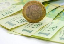 Leul atinge un minim istoric în plină criză politică