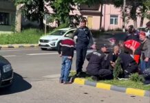 Minor accidentat în fața sediului ISU Botoșani
