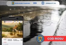 Atenție!! Avertizare nowcasting tip cod roșu valabilă până la ora 22:00, pentru localitățile Suharău, Ibănești, Șendriceni, Cristinești, Dersca, Hilișeu-Horia, Pomârla, Mihăileni, Cândești și Lozna