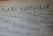 PUȚINI ȘTIU CĂ… „Vocea Botoșanilor” a fost una dintre cele mai vechi și importante publicații din istoria presei botoșănene ( Video)