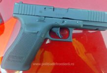 Armă nedeclarată, descoperită de polițiștii de frontieră din Botoșani