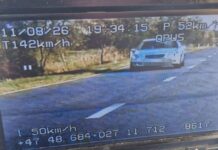 Vitezoman prins cu 142 km/h pe DN 24C, la Stânca