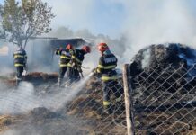 Incendiu violent la Buimăceni, comuna Albești
