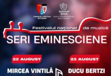 Încep serile eminesciene în weekend, la Memorialul Ipotesti Centrul National de Studii „Mihai Eminescu” Mircea Vintilă, Ducu Bertzi sau trupa Fără zahăr sunt doar câțiva dintre invitații speciali