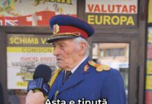 96 de ani. Atât are acest distins domn pe care l-am întâlnit astăzi pe străzile Botoșaniului