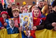 ”Să plece hoții, să vină mafioții”, este ultimul trend printe lozincile susținătorilor georgiști (Video)